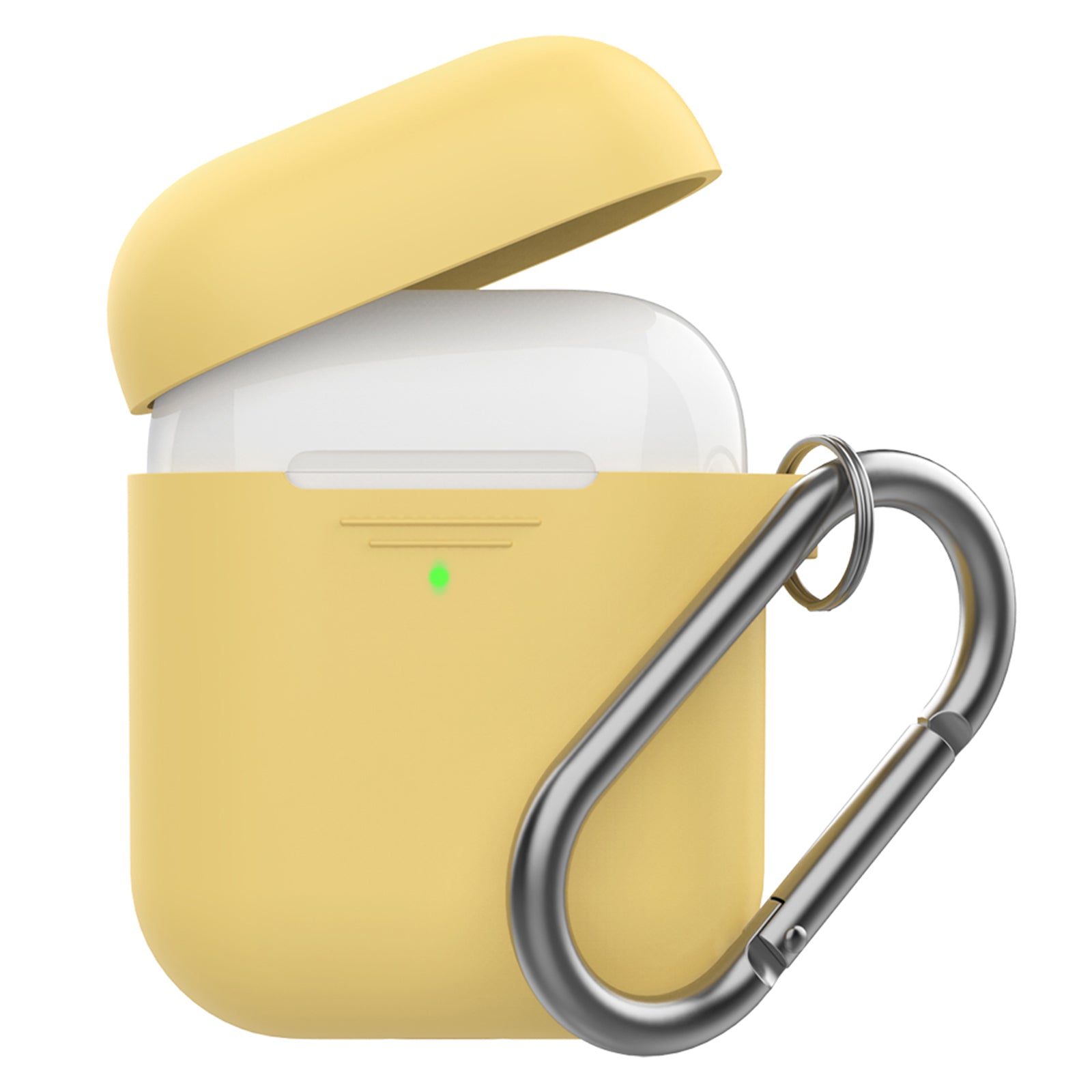 AHASTYLE PT-06-F For AirPods with Charging Case (2016) (2019) AirPods with Wireless Charging Case (2019) Anti-dust Plug Design Splittable Silicone Cover with Hook AHASTYLE PT-06-F For AirPods with Charging Case (2016) (2019) AirPods with Wireless Charging Case (2019) Anti-dust Plug Design Splittable Silicone Cover with Hook